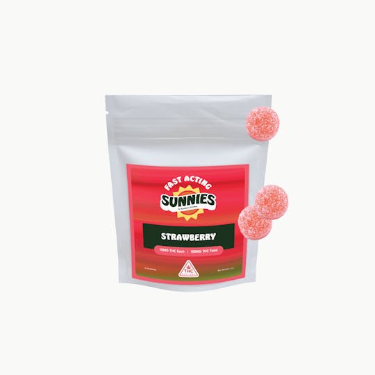 SunMed Growers - Strawberry Nano Gummies Edible 100mg - 1