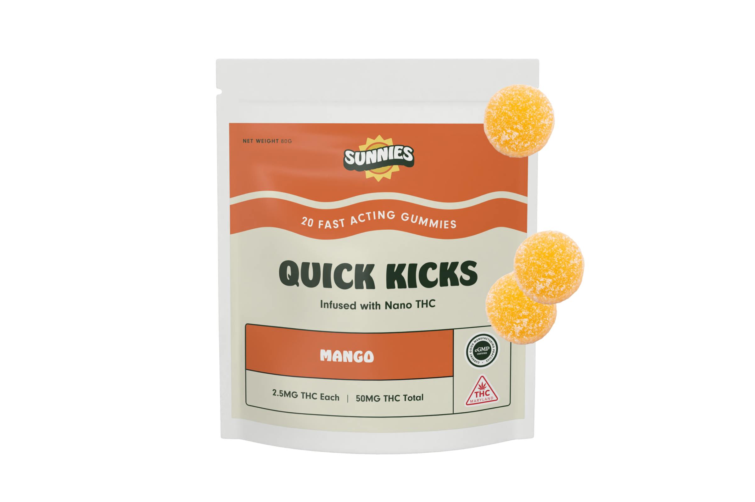 SunMed Growers - Mango Nano Gummies 50mg - 1