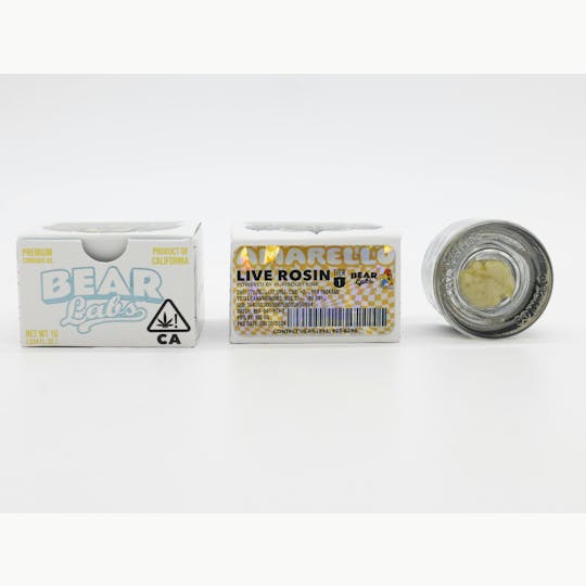 Bear Labs - Amarello T1 Live Rosin - 1g - 1