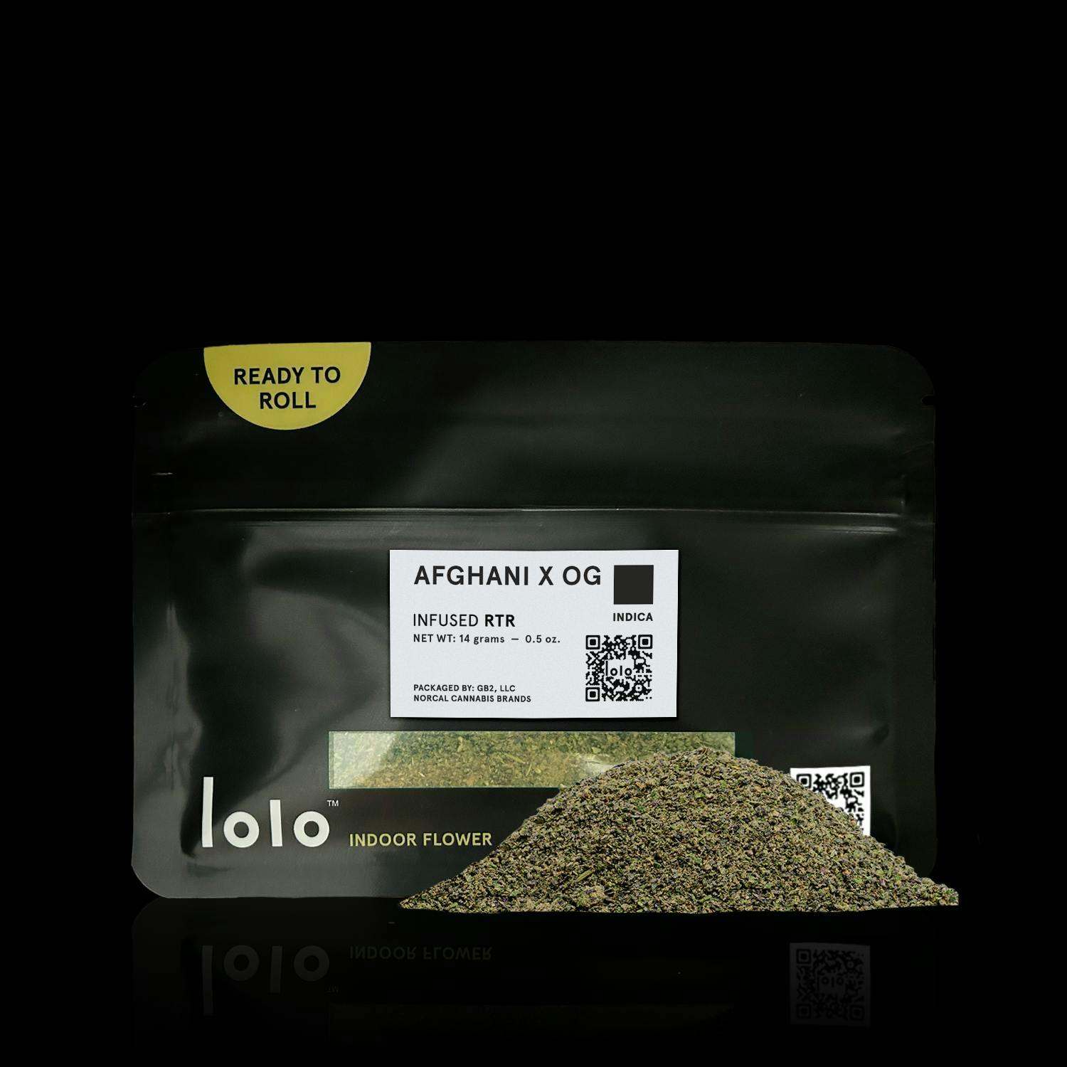 lolo - lolo | Afghani x OG | Indoor Kief Infused Ready To Roll | 14g - 1