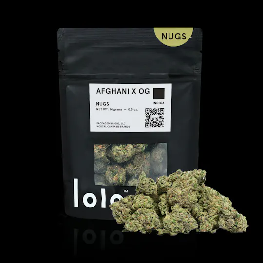 lolo - lolo | Afghani + OG Kush Breath | Indoor Nugs | 14g - 1