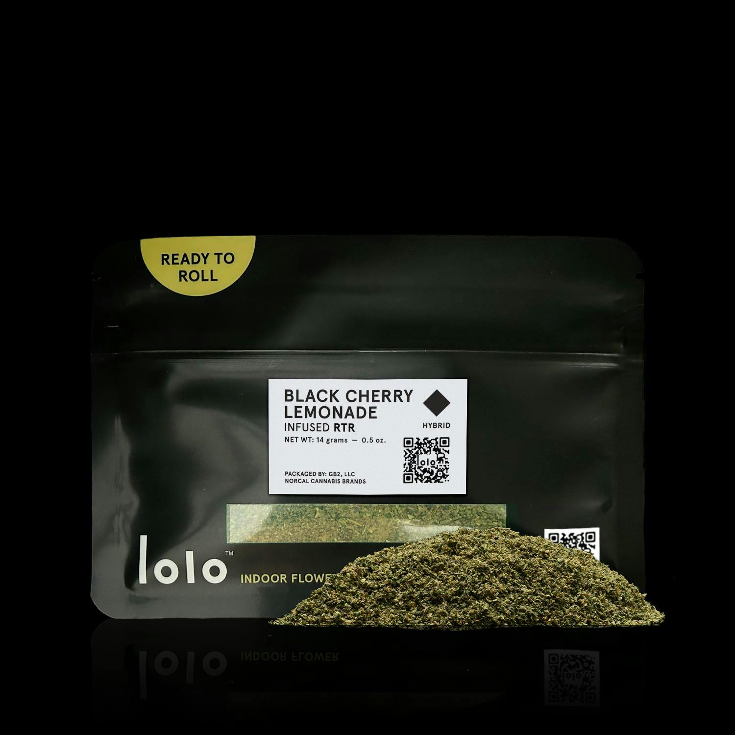 lolo - lolo | Black Cherry Lemonade | Indoor Kief Infused Ready To Roll | 14g - 1