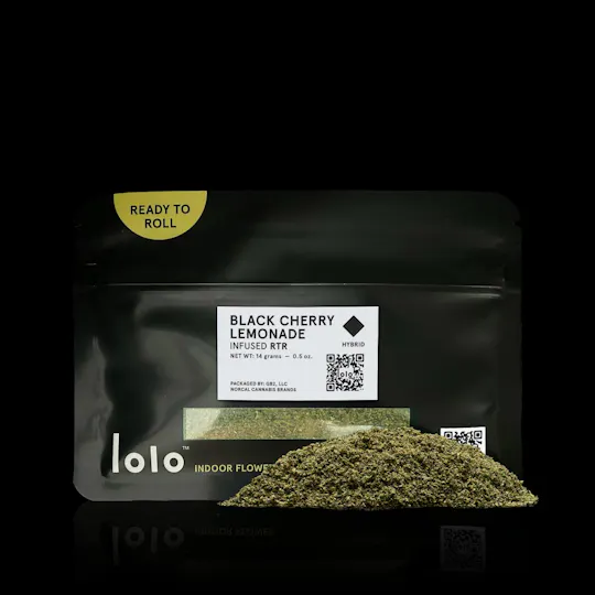 lolo - lolo | Black Cherry Lemonade | Indoor Kief Infused Ready To Roll | 14g - 1