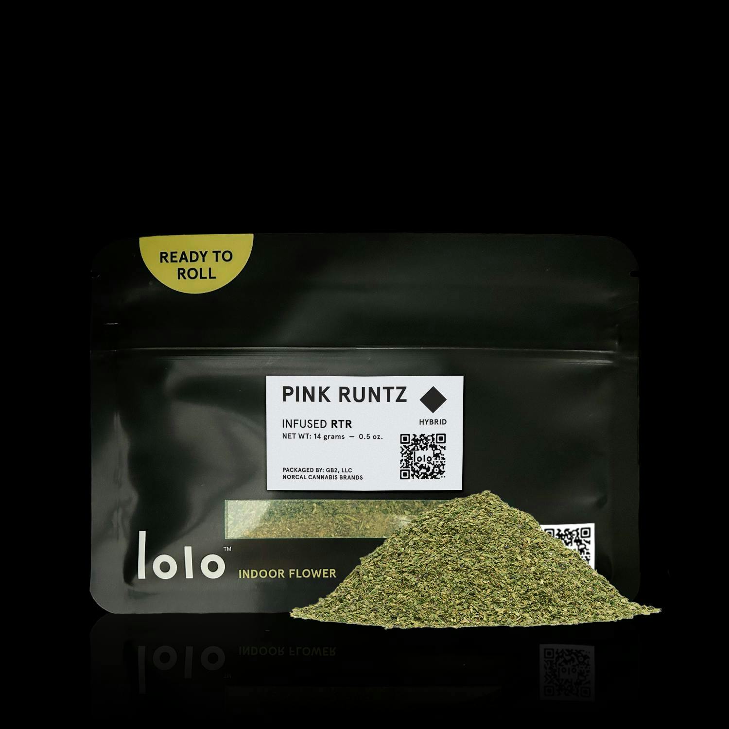 lolo - lolo | Pink Runtz | Indoor Kief Infused Ready To Roll | 14g - 1