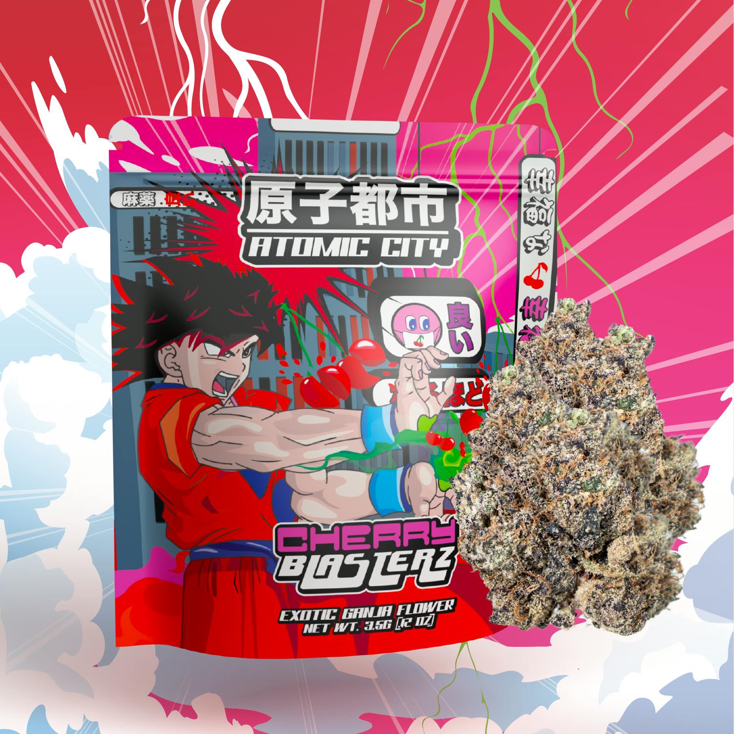 Atomic City - Cherry Blasterz | Flower | 3.5g - 1