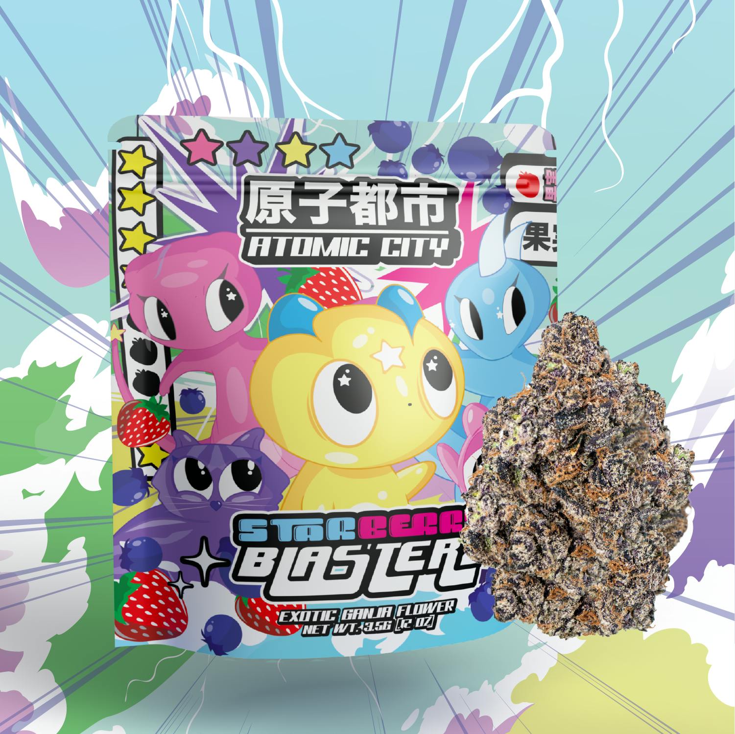 Atomic City - Starberry Blasterz | Flower | 3.5g - 1
