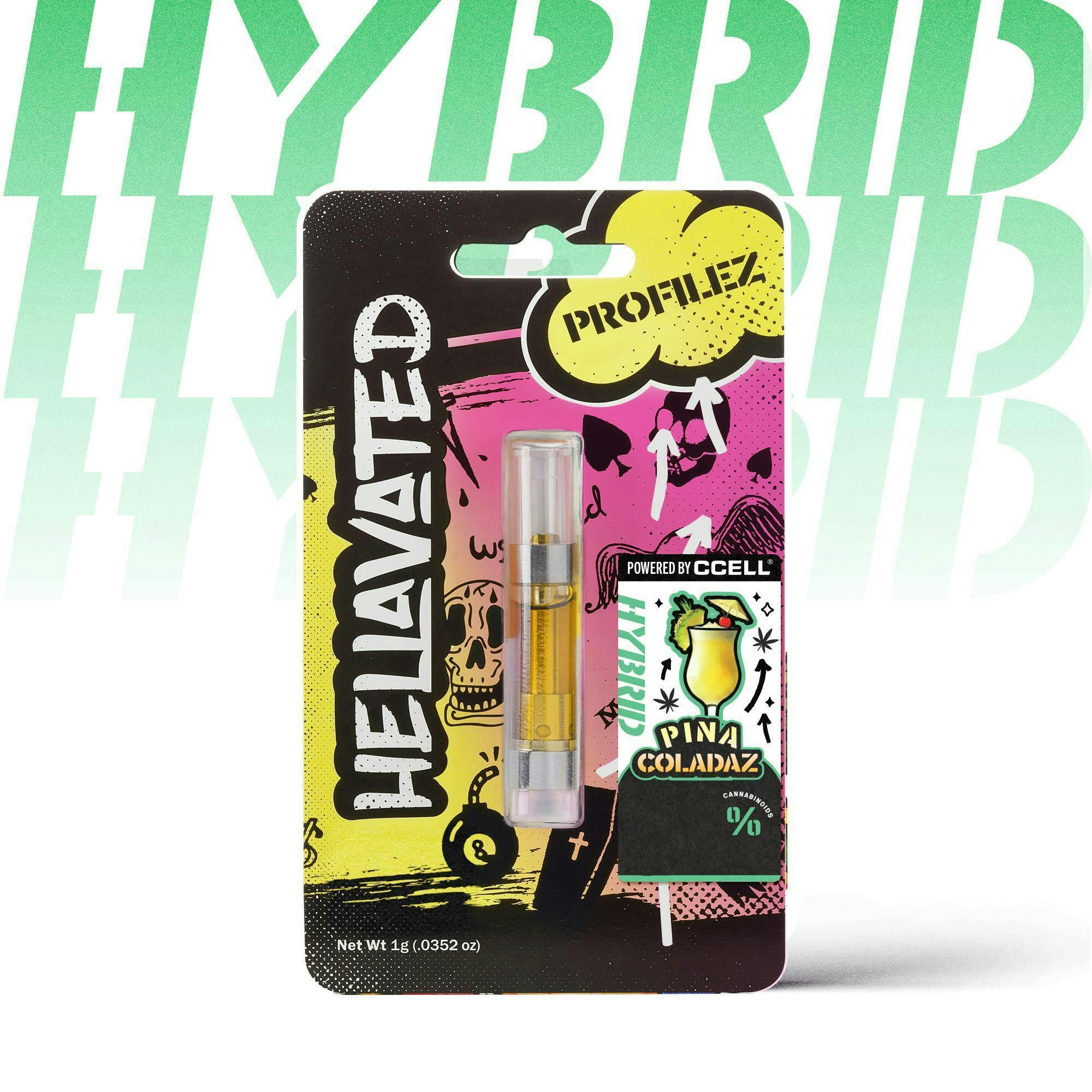 Hellavated - Pina Coladaz Cocktailz Cartridge 1g - 1
