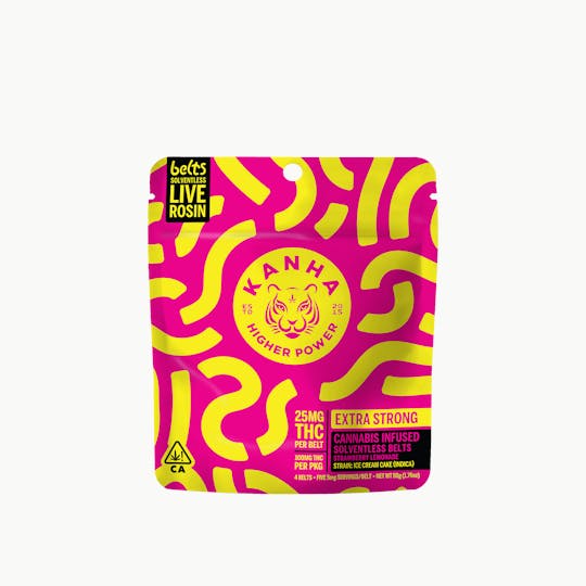 KANHA - KANHA | Live Rosin Belts | Strawberry Lemonade | Indica | 4-pack - 1
