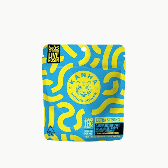 KANHA - KANHA | Live Rosin Belts | Blueberry Lemon Drop | Hybrid | 4-pack - 1