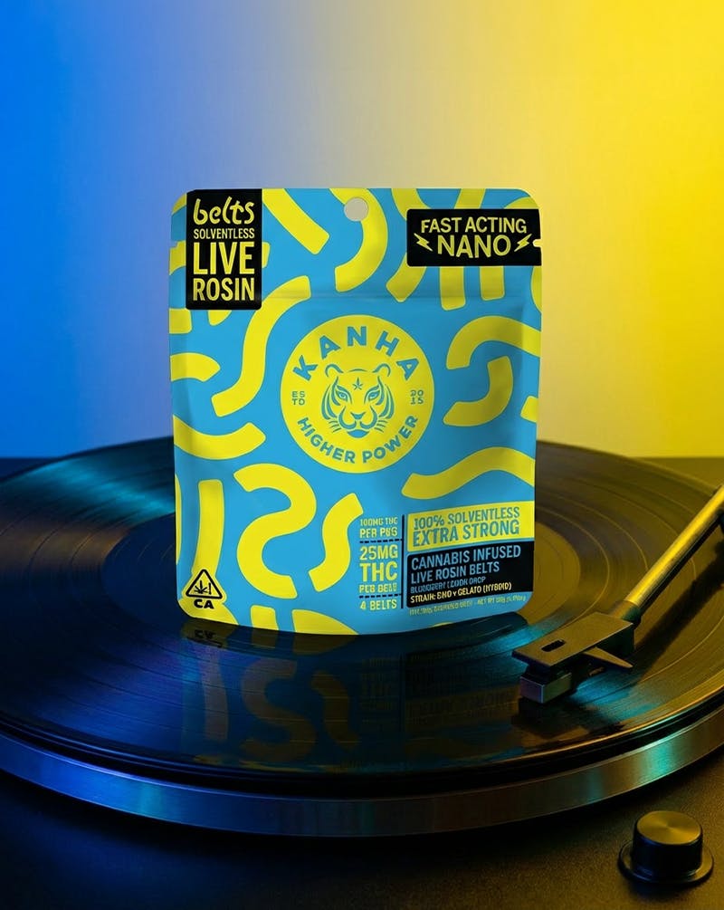 KANHA - Blueberry Lemon Drop | Rosin Belts | GMO Cookies x Gelato | 4-pack - 1