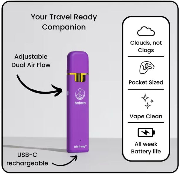 Halara - Halara | Purple Daddy | High THC Disposable | 1g - 1