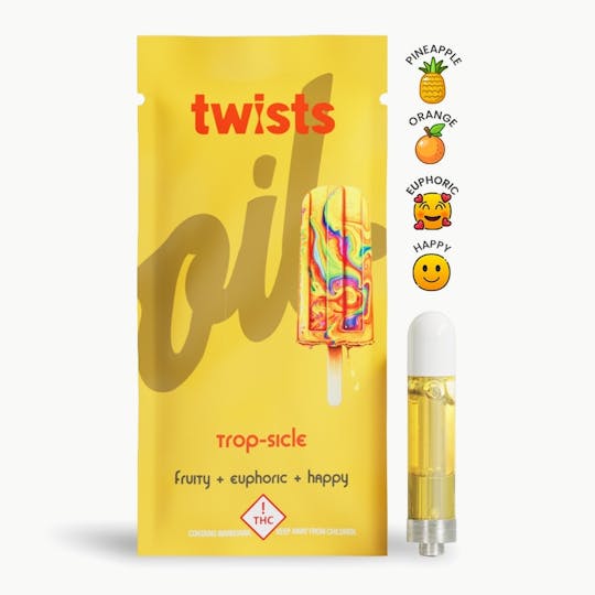 Craft Concentrates - Trop-sicle Flavor - "Twists" Cartridge (1000mg) - by Oil® - 1