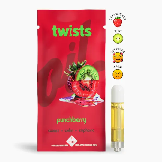 Craft Concentrates - PunchBerry Flavor - "Twists" Cartridge (1000mg) - by Oil® - 1