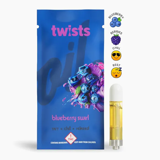 Blueberry Swirl Flavor - "Twists" Cartridge (1000mg) - by Oil - Craft Concentrates Blueberry Swirl Flavor - "Twists" Cartridge (1000mg) - by Oil - Craft Concentrates