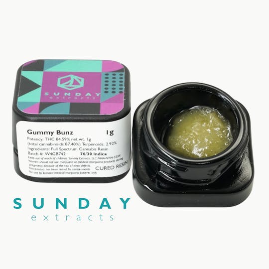 Sunday Extracts - 1g Concentrate Gummy Bunz - 1