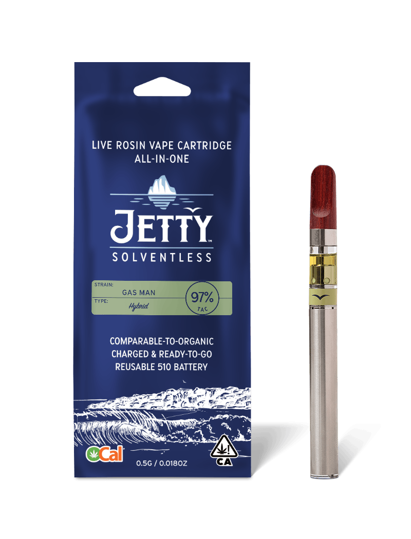 Jetty Extracts - Gas Man | Live Rosin Disposable | 0.5g - 1