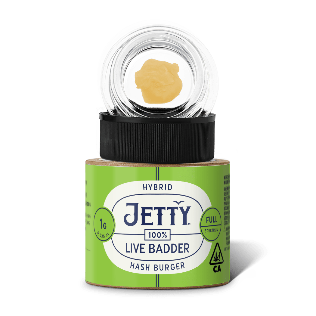 Jetty Extracts - Hash Burger | Live Badder | 1g - 1