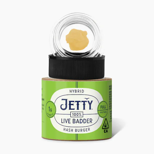 Jetty Extracts - Hash Burger | Live Badder | 1g - 1