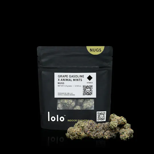 lolo - lolo | Grape Gasoline + Animal Mints | Indoor Nugs | 3.5g - 1