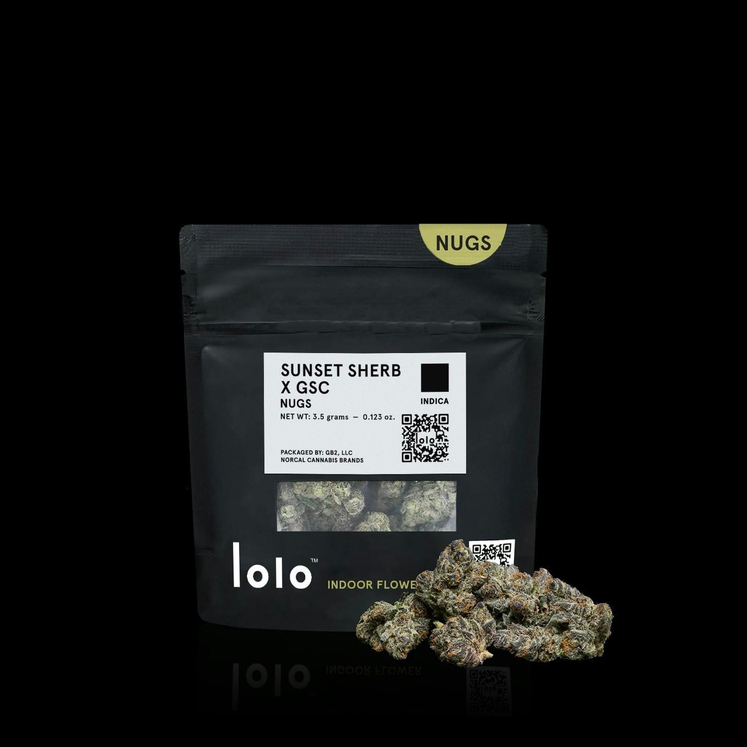 lolo - lolo | Sunset Sherb + GSC | Indoor Nugs | 3.5g - 1