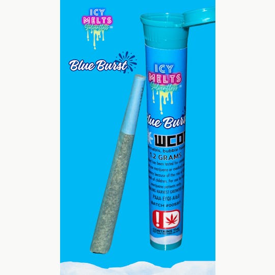 ICY MELTS SOLVENTLESS - Snow Cones - Blue Burst - 1