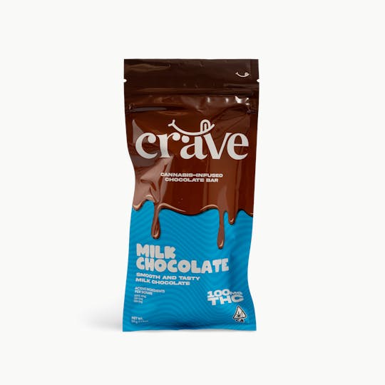 Crave Chocolate - Milk Chocolate | 100mg THC - 1