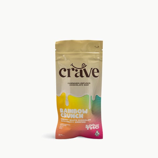 Crave Chocolate - Rainbow Crunch Chocolate | 100mg THC - 1
