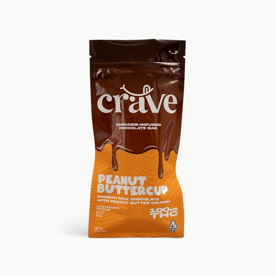 Crave Chocolate - Peanut Butter Cup Chocolate | 100mg THC - 1