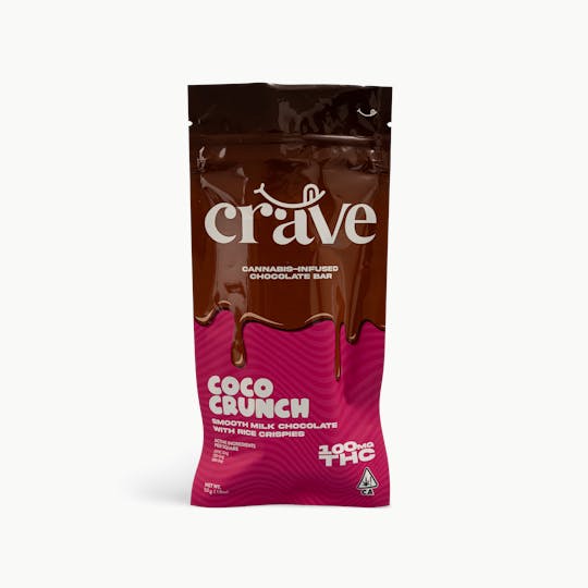 Crave Chocolate - Coco Crunch Chocolate | 100mg THC - 1