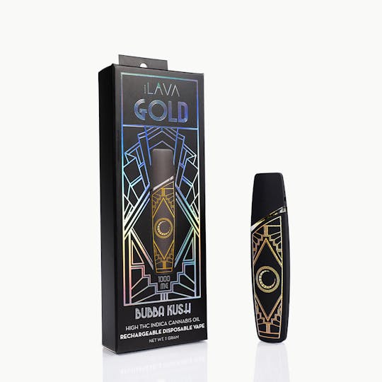 iLAVA - GOLD Disposable 1000mg - Bubba Kush - 1