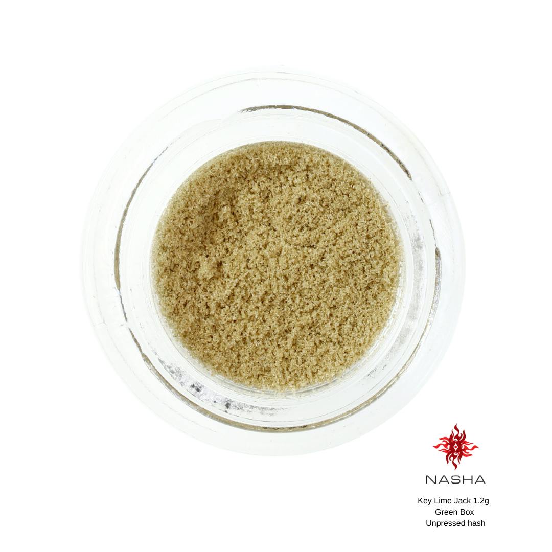 NASHA - Key Lime Jack 1.2g Green Unpressed Hash - 1