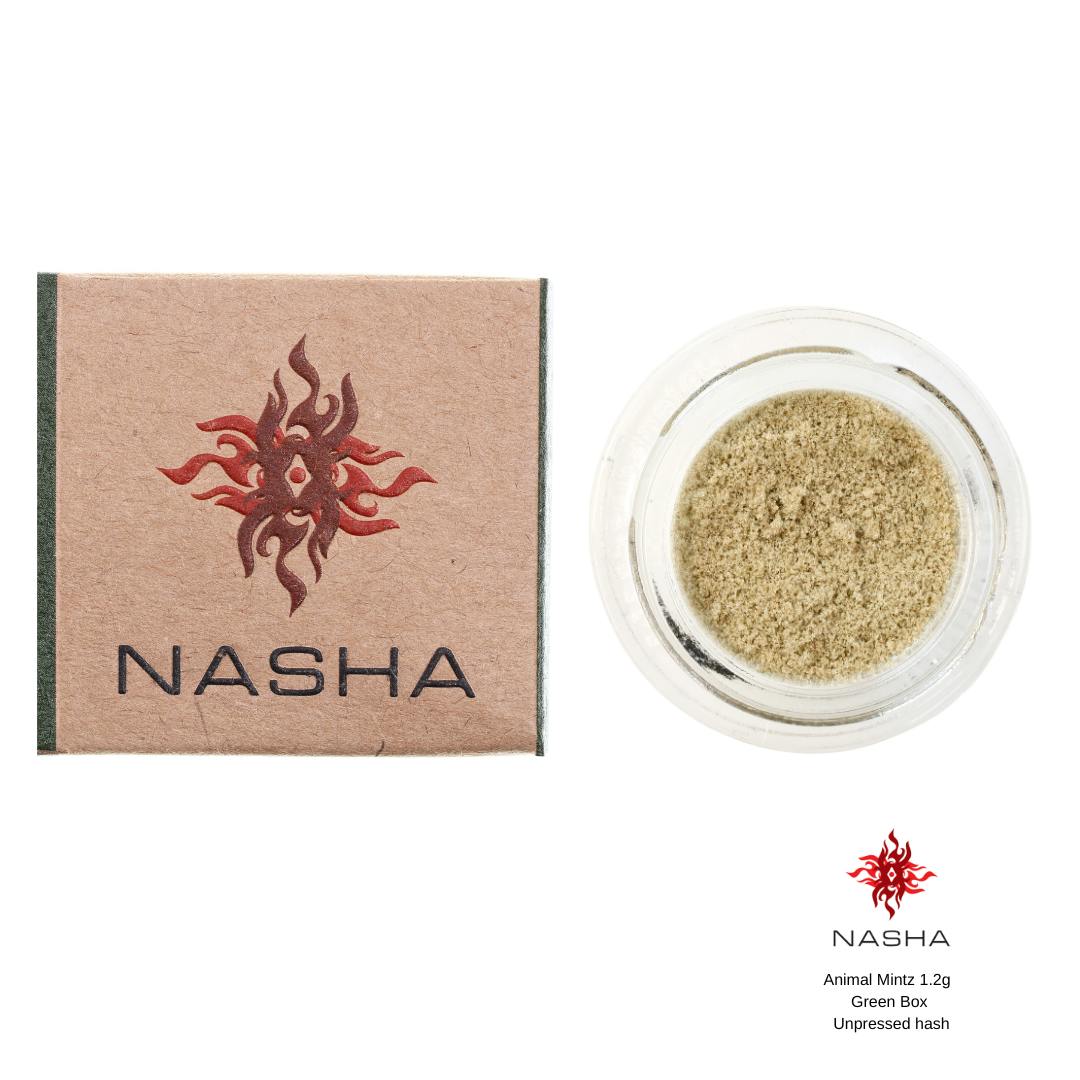 NASHA - Animal Mintz 1.2g Green Unpressed Hash - 1