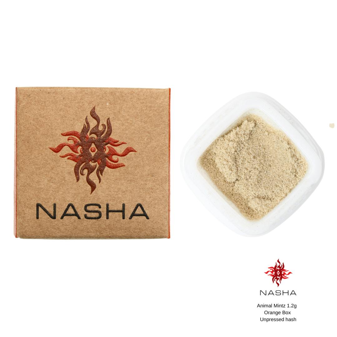 NASHA - Animal Mintz 1.2g Orange Unpressed Hash Published - 1