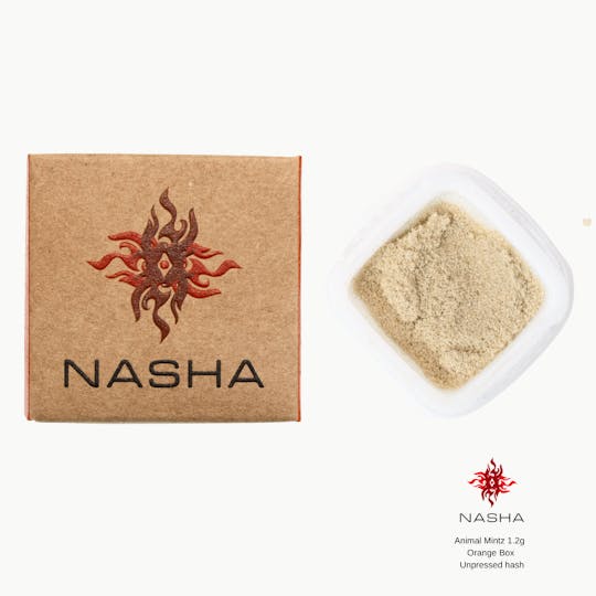 NASHA - Animal Mintz 1.2g Orange Unpressed Hash Published - 1