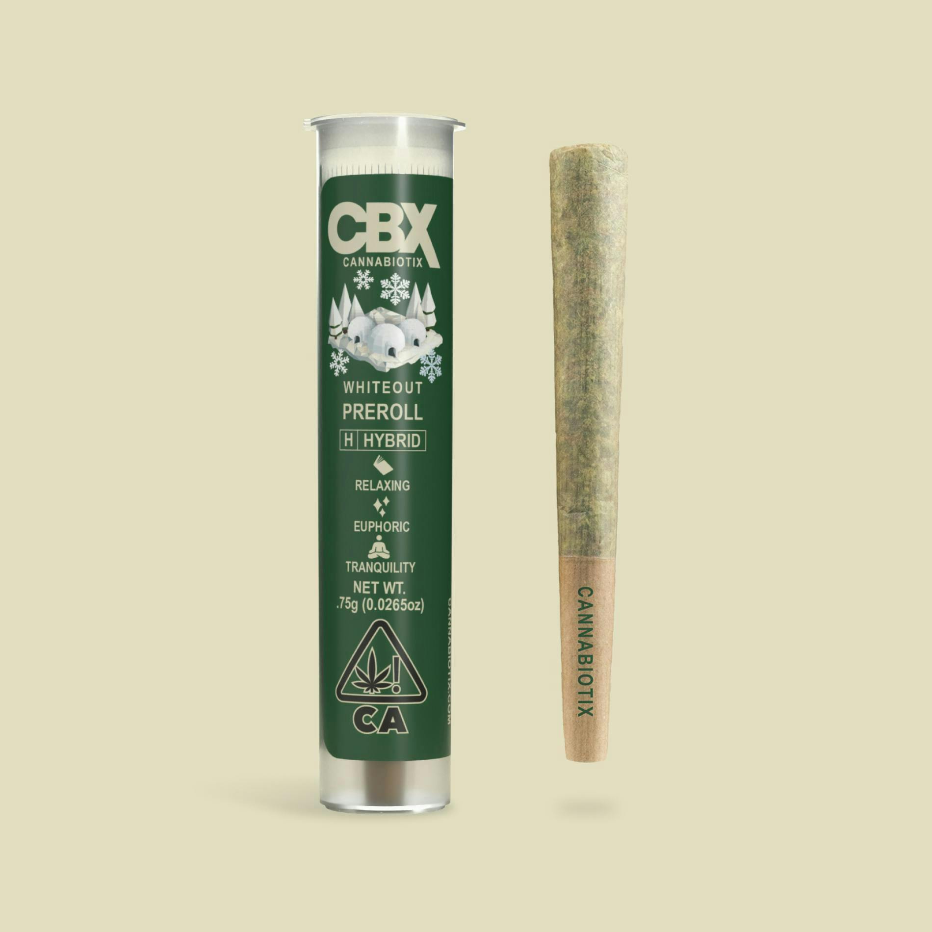 Cannabiotix - White Out Preroll [0.75g] - 1