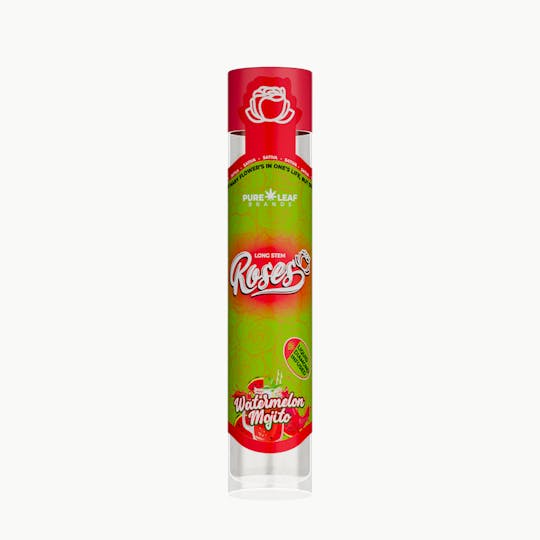 Roses - WATERMELON MOJITO Roses Long Stem Sativa 1G | Liquid Diamond Infused - 1