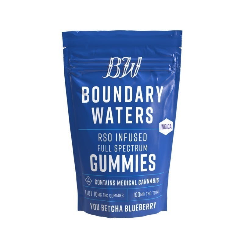 Boundary Waters - You Betcha Blueberry Gummies | 100mg | 10ct | 10mg/ea - 1