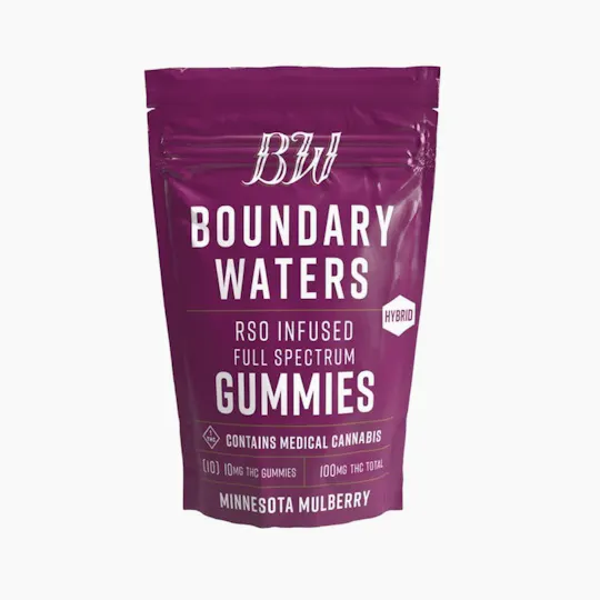 Boundary Waters - Minnesota Mulberry Gummies | 100mg | 10ct | 10mg/ea - 1