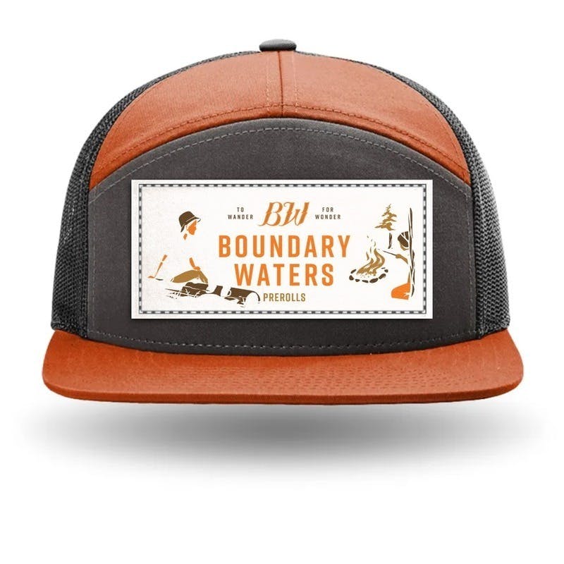 Boundary Waters - Boundary Waters Charcoal/Burnt Orange Hat - 1
