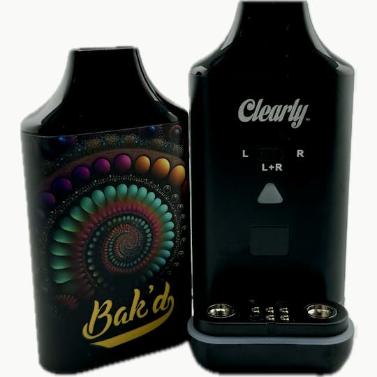 Bak'd - Too Bak'd Dual Cartridge Battery (Tye Dye) - 1