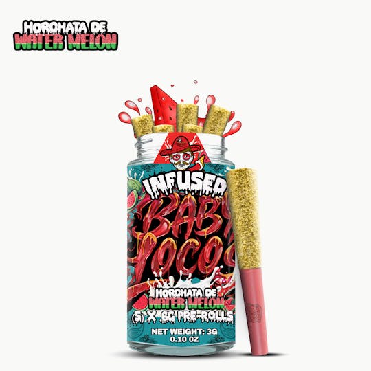 Go Loco - Baby Loco's 5 Pack (.6g) Pre-Rolls - Horchata de Watermelon - 1