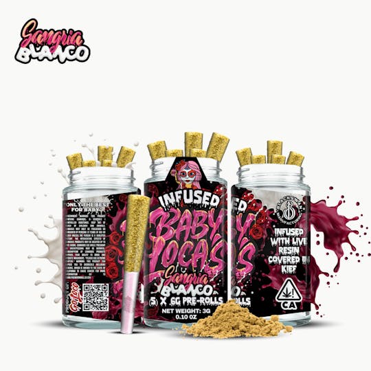 Go Loco - Baby Loca's 5 Pack (.6g) Pre-Rolls - Sangria Blanco - 1