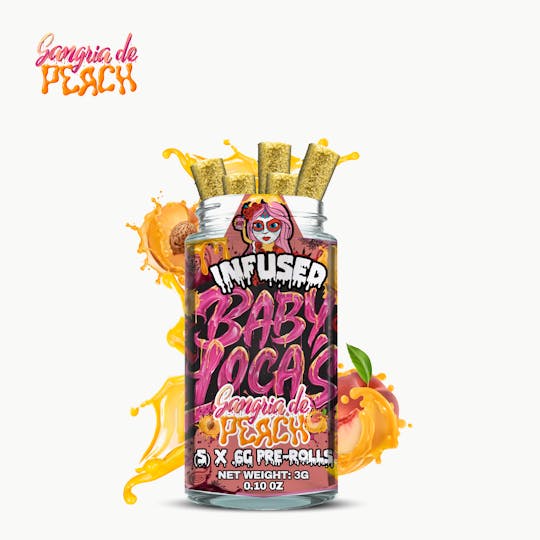 Go Loco - Baby Loca's 5 Pack (.6g) Pre-Rolls - Sangria de Peach - 1