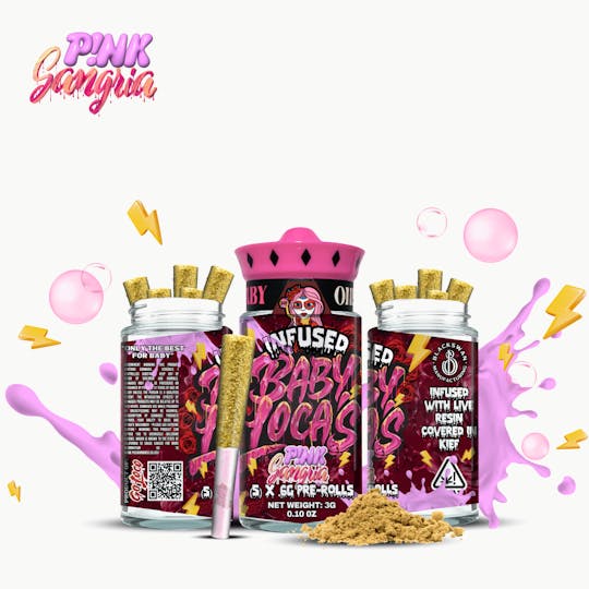 Go Loco - Baby Loca's 5 Pack (.6g) Pre-Rolls - Pink Sangria - 1
