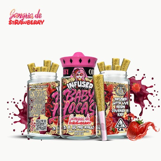 Go Loco - Baby Loca 5 Pack (.6g) Pre-Rolls - Sangria de Strawberry - 1