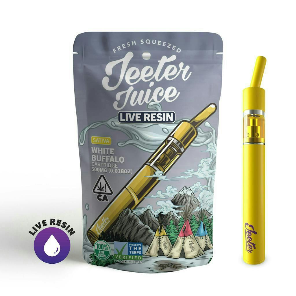 Jeeter - Jeeter | White Buffalo | Live Resin Straw Disposable | 0.5g - 1