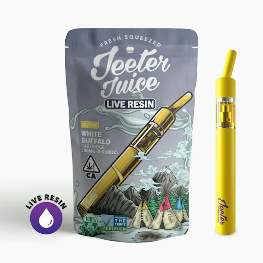 Jeeter - Jeeter | White Buffalo | Live Resin Straw Disposable | 0.5g - 1
