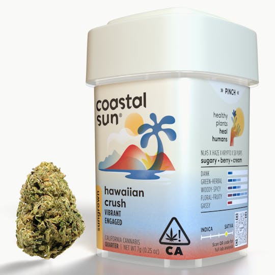Coastal Sun - Hawaiian Crush Sungrown Flower 7g - 1