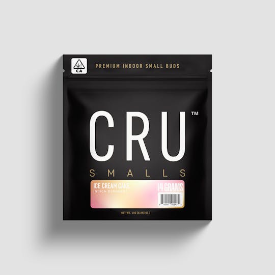 CRU Cannabis - Ice Cream Cake (14 Grams Smalls Flower) - 1