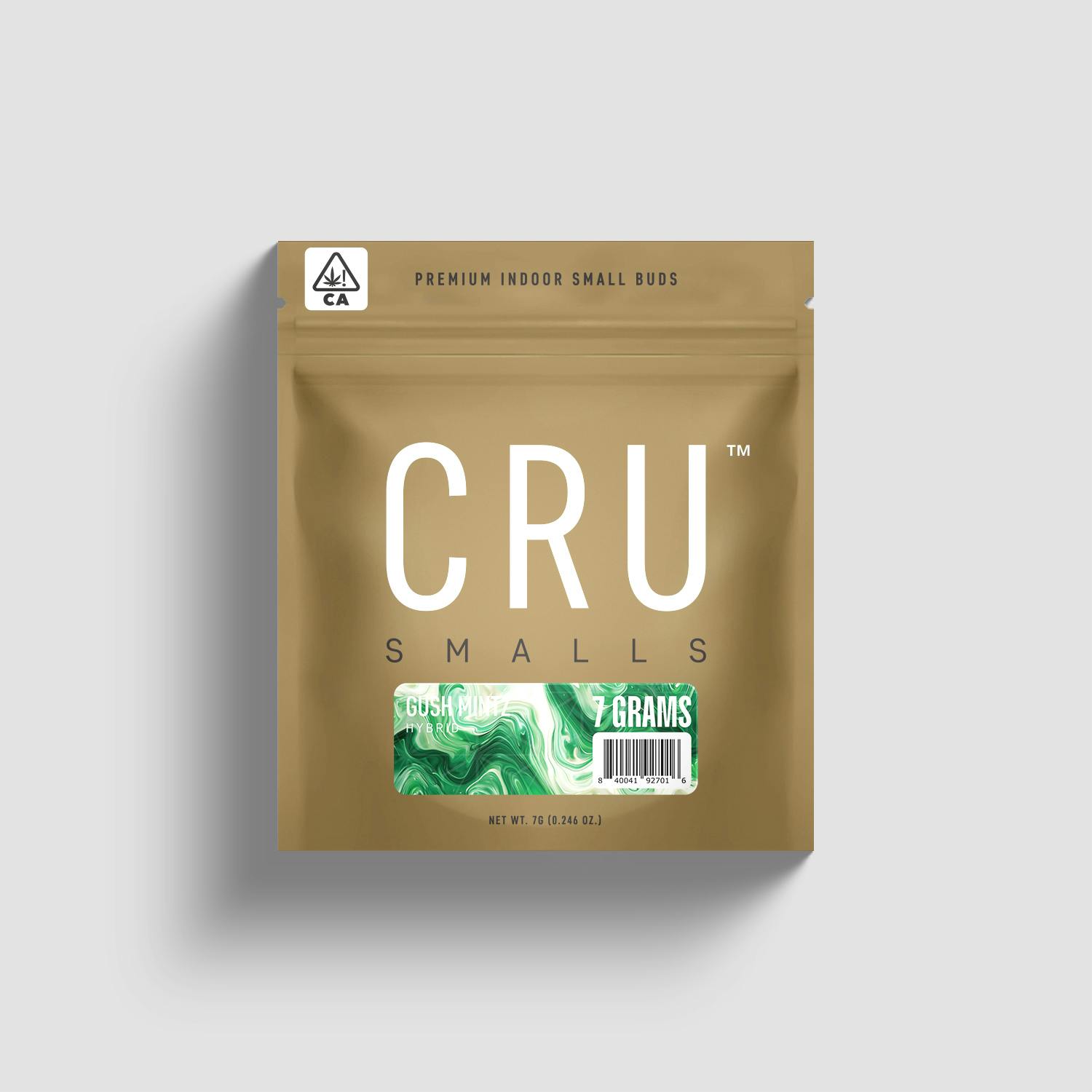 CRU Cannabis - Gush Mintz (7 Grams Smalls Flower) - 1
